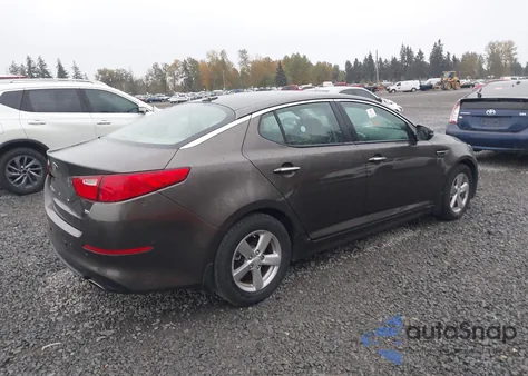 2015 Kia Optima Lx из США, поврежденный, VIN 5XXGM4A73FG393490